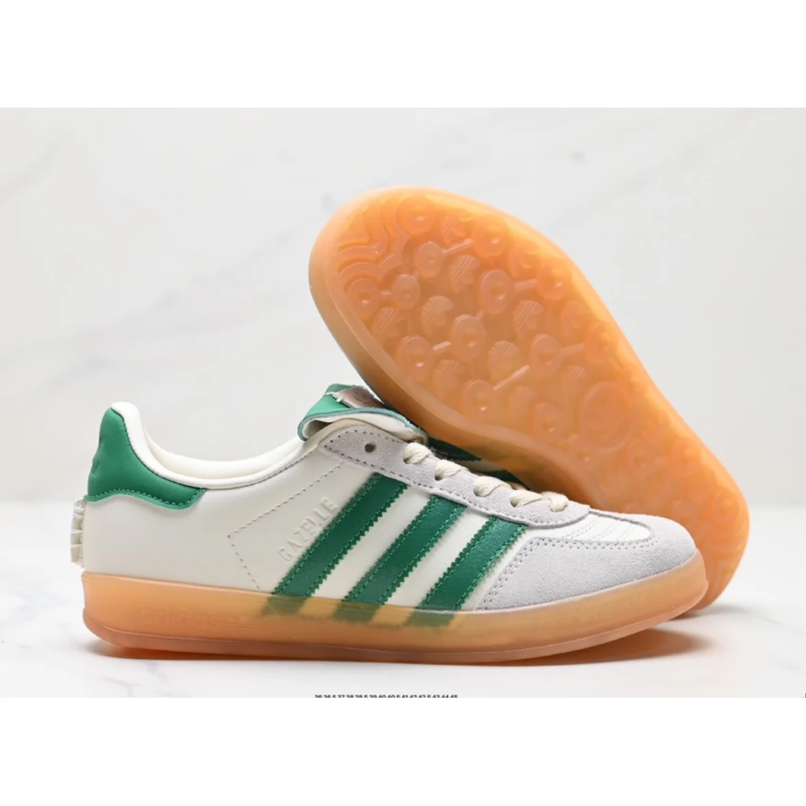 Adidas Adidas Gazelle Sail/Green Gum Sneakers Green - 1