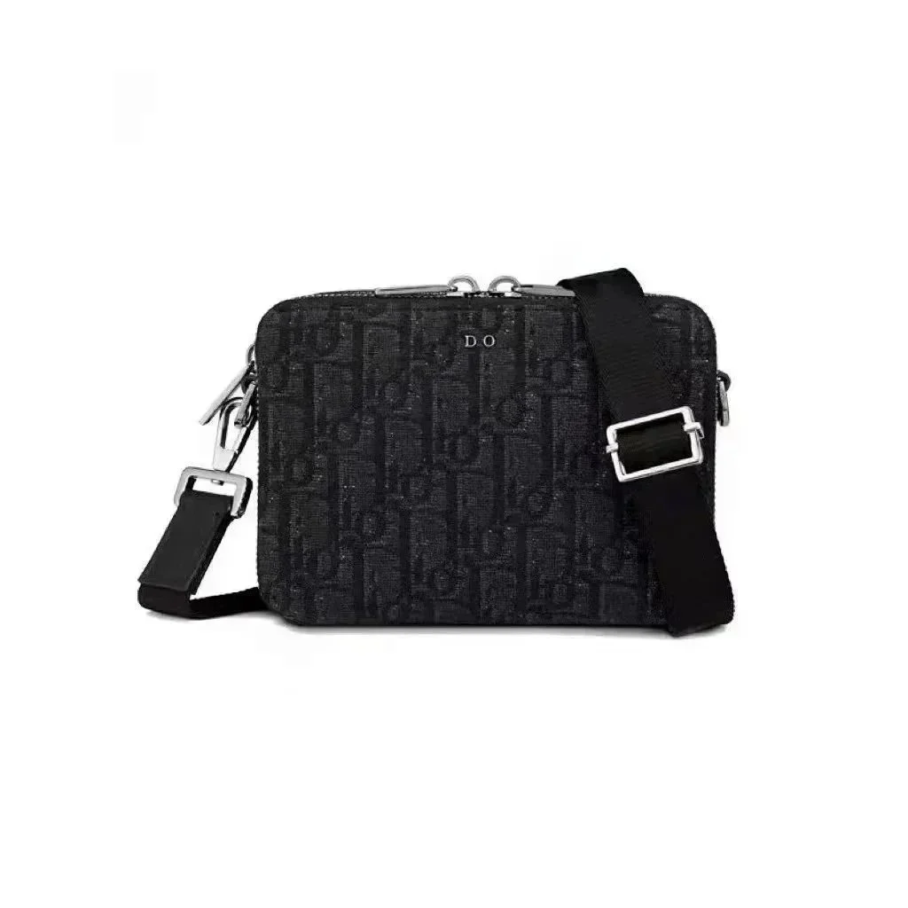 Dior Dior Dior Oblique Black Crossbody Bag Black