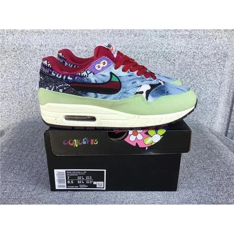 Nike Nike Air Max 1 x Concepts Floral Tie-Dye Sneakers Multicolor