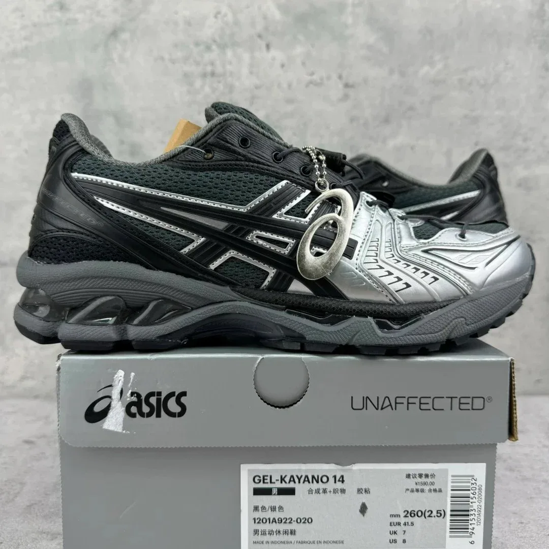ASICS ASICS GEL-KAYANO 14 Black Silver Sneakers Black - 1