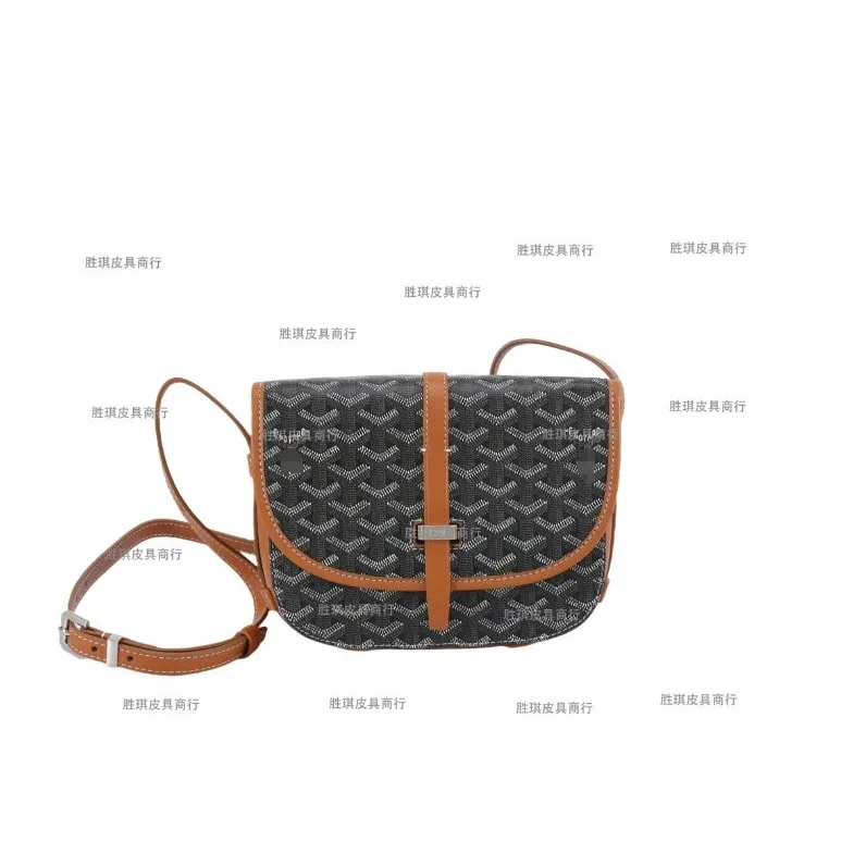 Goyard Goyard YARD Black & Tan Crossbody Bag Brown - 1