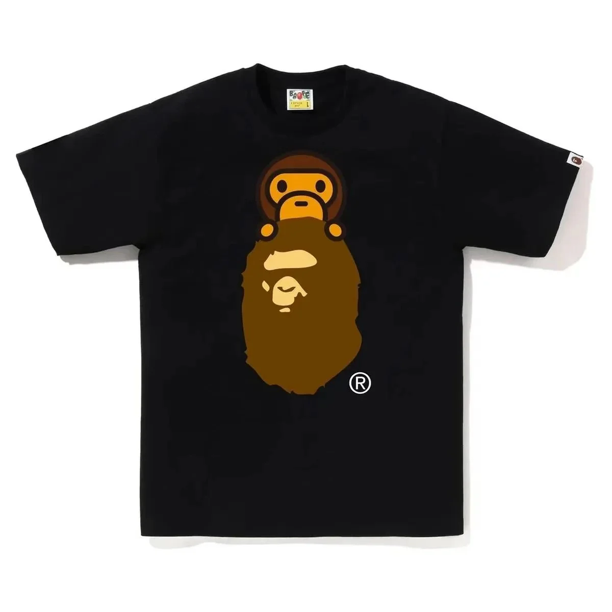 A Bathing Ape A Bathing Ape BAPE STA Black & Brown T-Shirt Black - 1