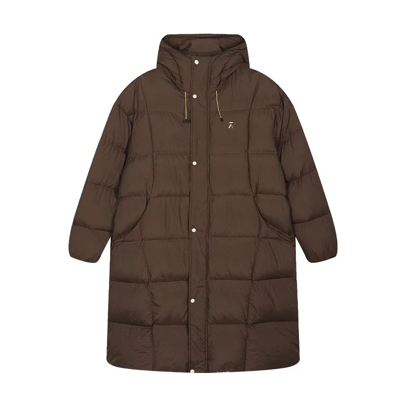 Other Long Brown Hooded Puffer Coat - GAG3110523G Brown - 1
