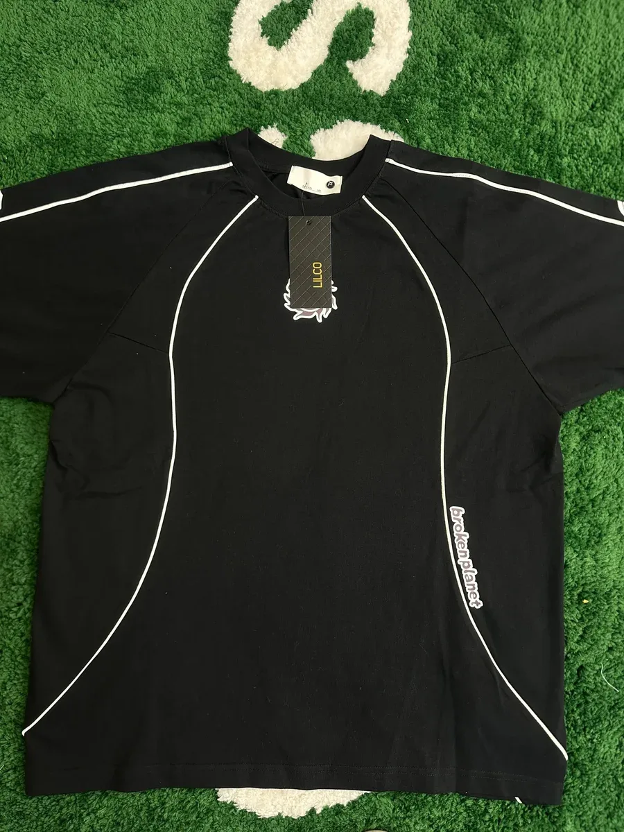 Broken Planet Broken Planet Black with White Trim T-Shirt Black - 1