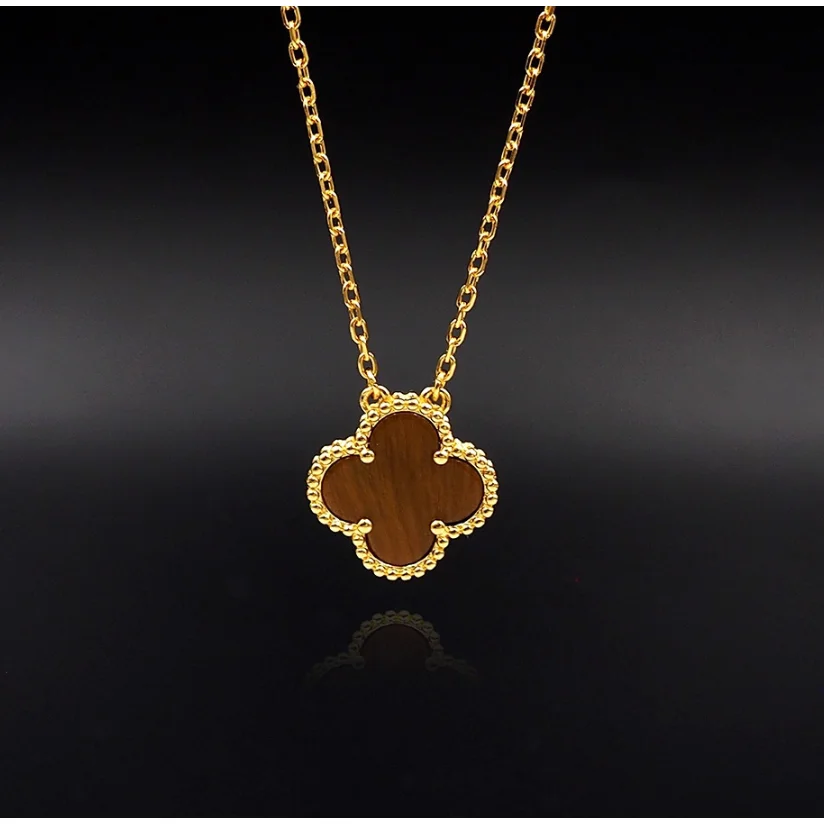 Van Cleef & Arpels Van Cleef & Arpels Alhambra Brown Gold Necklace Gold - 1