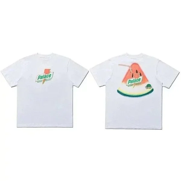 Palace Palace Watermelon Slice T-Shirt White Casual White - 1