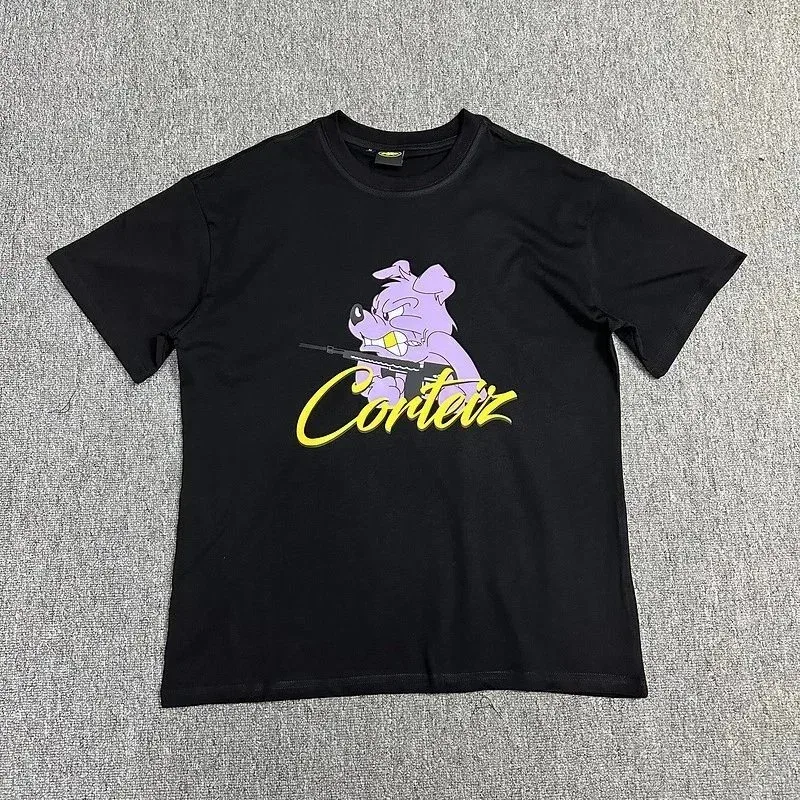 Corteiz Corteiz RTW Black Corteiz Dog T-Shirt Black - 1