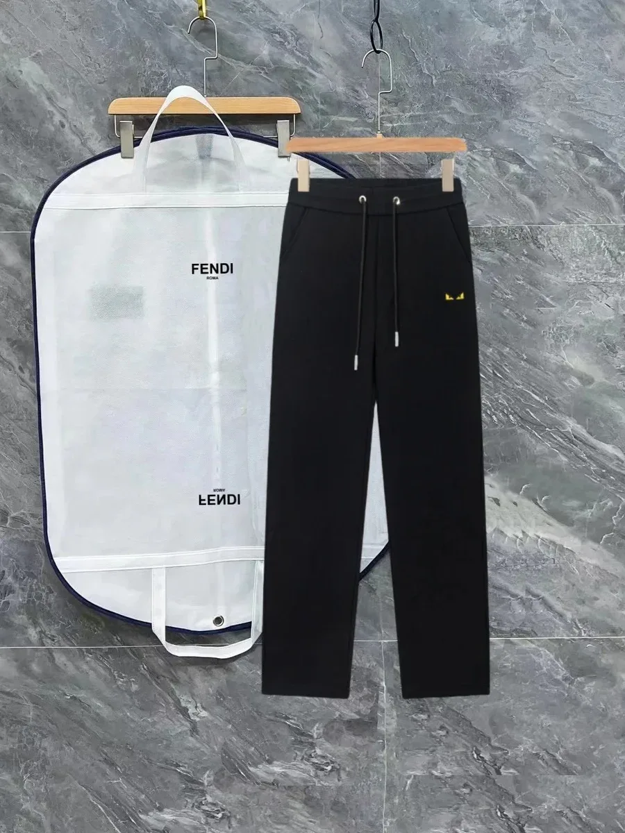 Fendi Fendi Monsters Black Track Pants Black