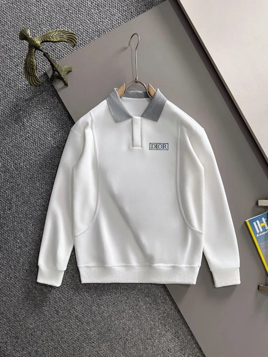 Dior Dior White Polo Collar Sweatshirt White