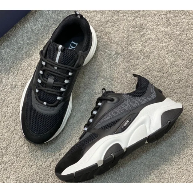 Dior Dior B23 Black/White Sneakers Black
