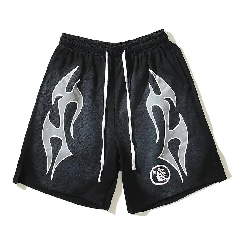 Other Black/Silver Flame Shorts Black - 1