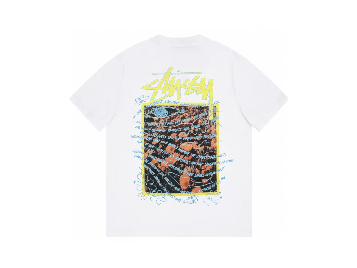 Stussy Stussy Stüssy White Graphic T-Shirt White - 1