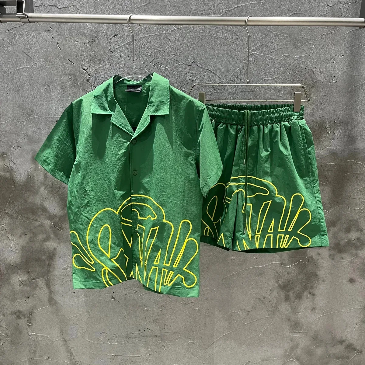 Other Green Yellow Print Co-ord Set Casual Green - 1