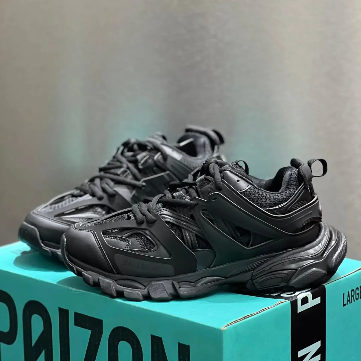 Balenciaga Balenciaga Track.3 Triple Black Sneakers Black - 1