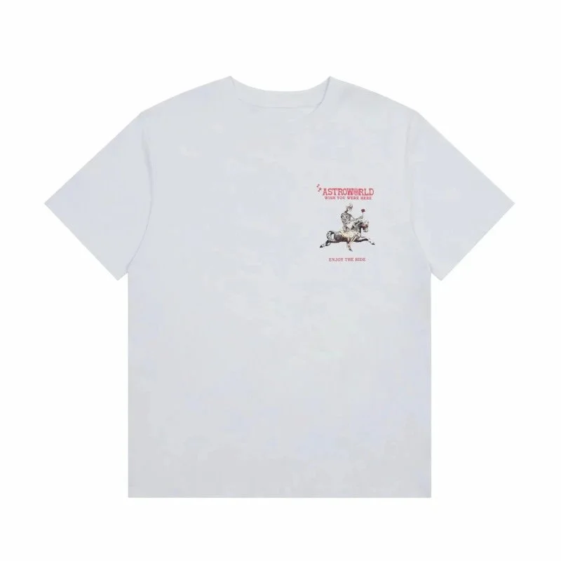 Other White 'Astroworld' Graphic T-Shirt White - 1
