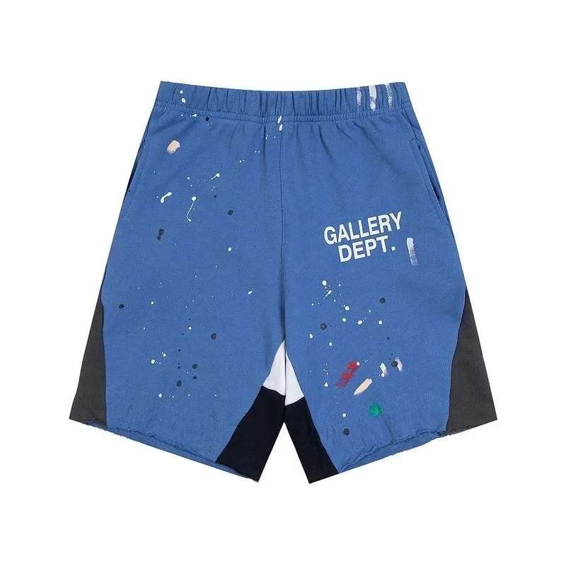 Gallery Dept. Gallery Dept. Painted Blue Splatter Shorts Blue - 1