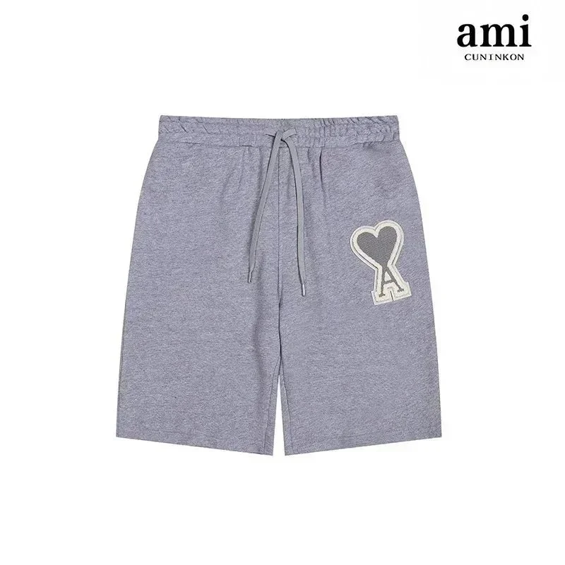 Ami Paris Ami Cuninkon花灰【13章仔短裤】*Top quality Shorts Grey - 1