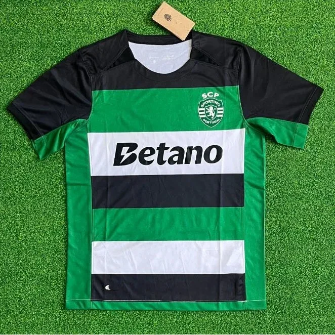 Other Sporting CP Lisbon Home Jersey Green/Black White Shirt Green - 1