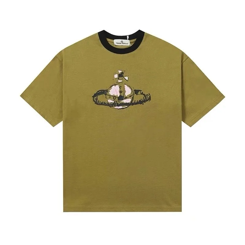 Vivienne Westwood Vivienne Westwood Orb T-Shirt Olive Green Green - 1