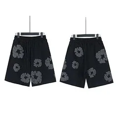 Other Black Floral Print Shorts Black - 1