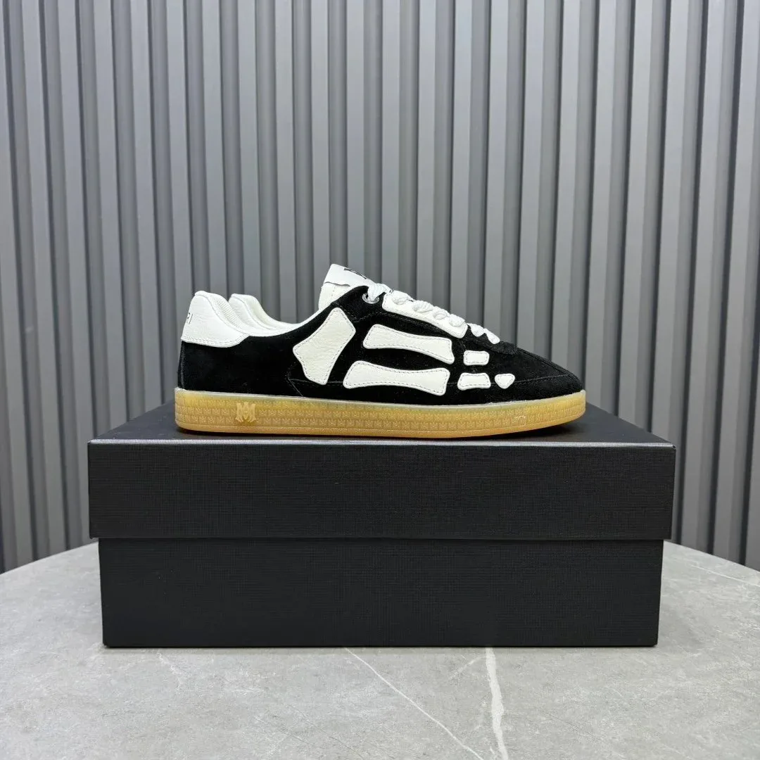 Amiri Amiri MX1 Black/White Skeletal Sneakers Black - 1