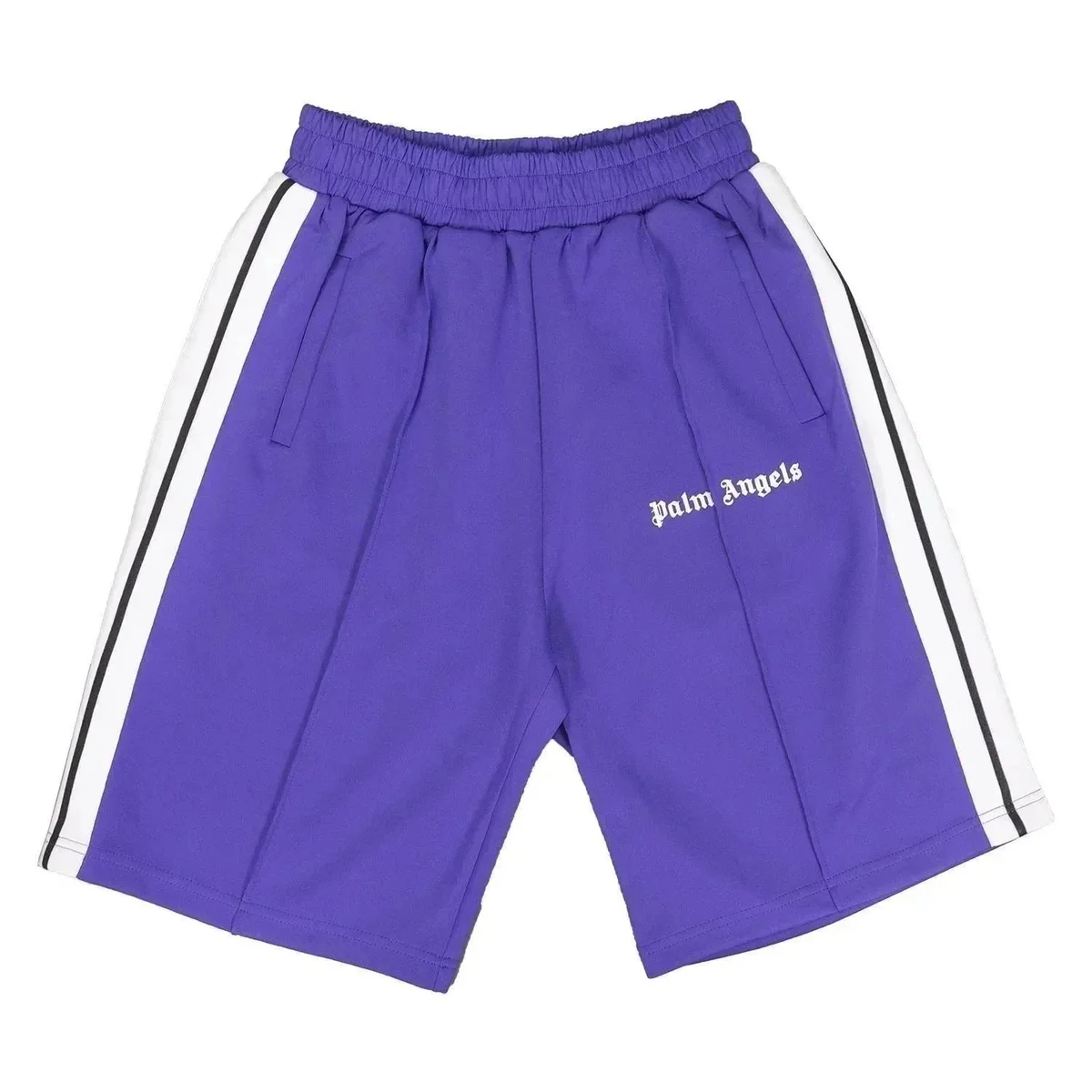 Palm Angels Palm Angels Track Purple Shorts Purple - 1