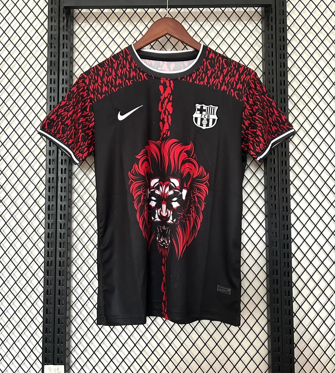 Nike Nike FC Barcelona Black Red Lion Jersey Black - 1