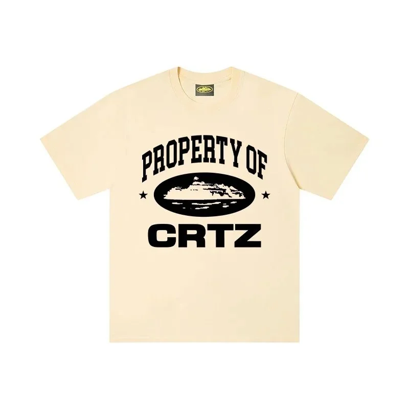 Corteiz Corteiz Property of CRTZ Beige T-Shirt Beige - 1