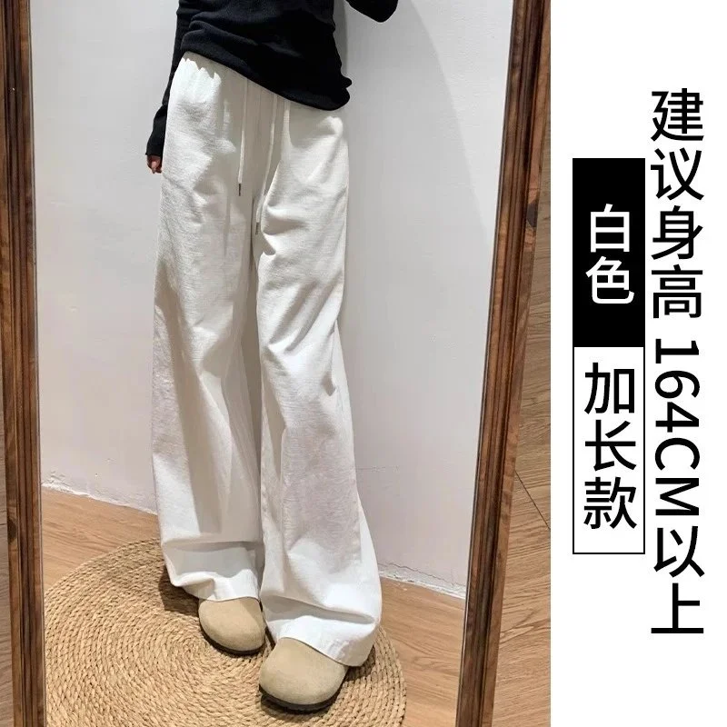 Other White Extra Long Wide Leg Pants White