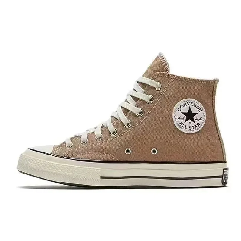 Converse Converse Chuck Taylor 70s 22 Khaki High Top Sneakers Beige - 1