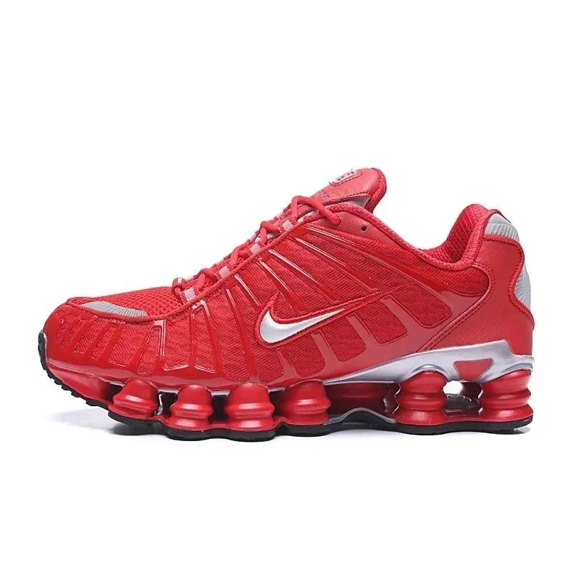 Nike Nike Shox Red/Silver Cushioning Sneakers Red