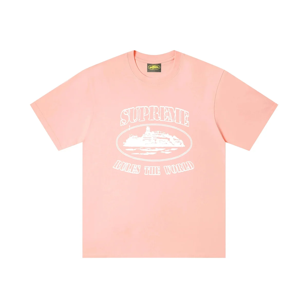 Supreme Supreme Rules the World Peach T-Shirt Pink - 1