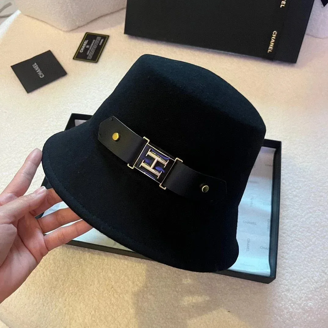 Hermès Hermès Black Bucket Hat Black
