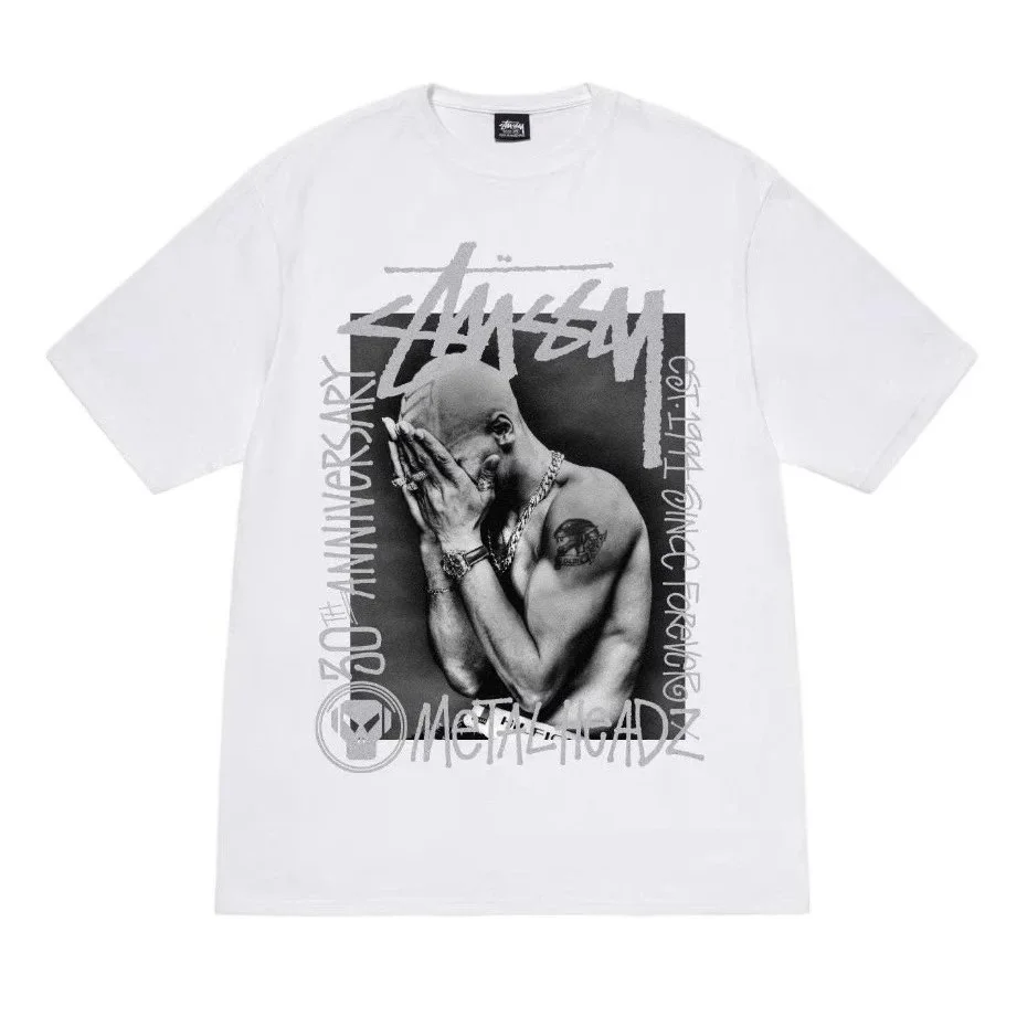 Stussy Stussy Stüssy 30th Anniversary White T-Shirt White - 1