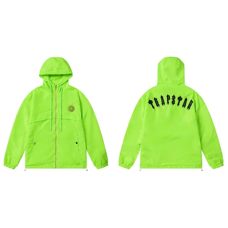 Trapstar Trapstar Neon Green Hooded Jacket Green