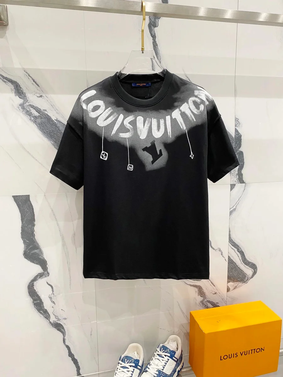 Louis Vuitton Louis Vuitton Black/White Graffiti T-Shirt Black