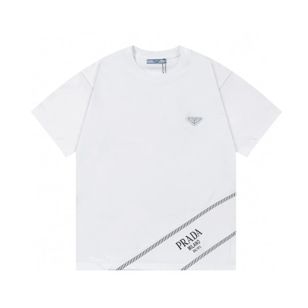Prada Prada White Logo T-Shirt White - 1