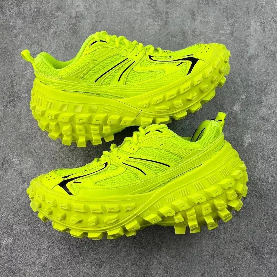 Other Unisex XA Paris Tire Fluorescent Green Sneakers Green - 1