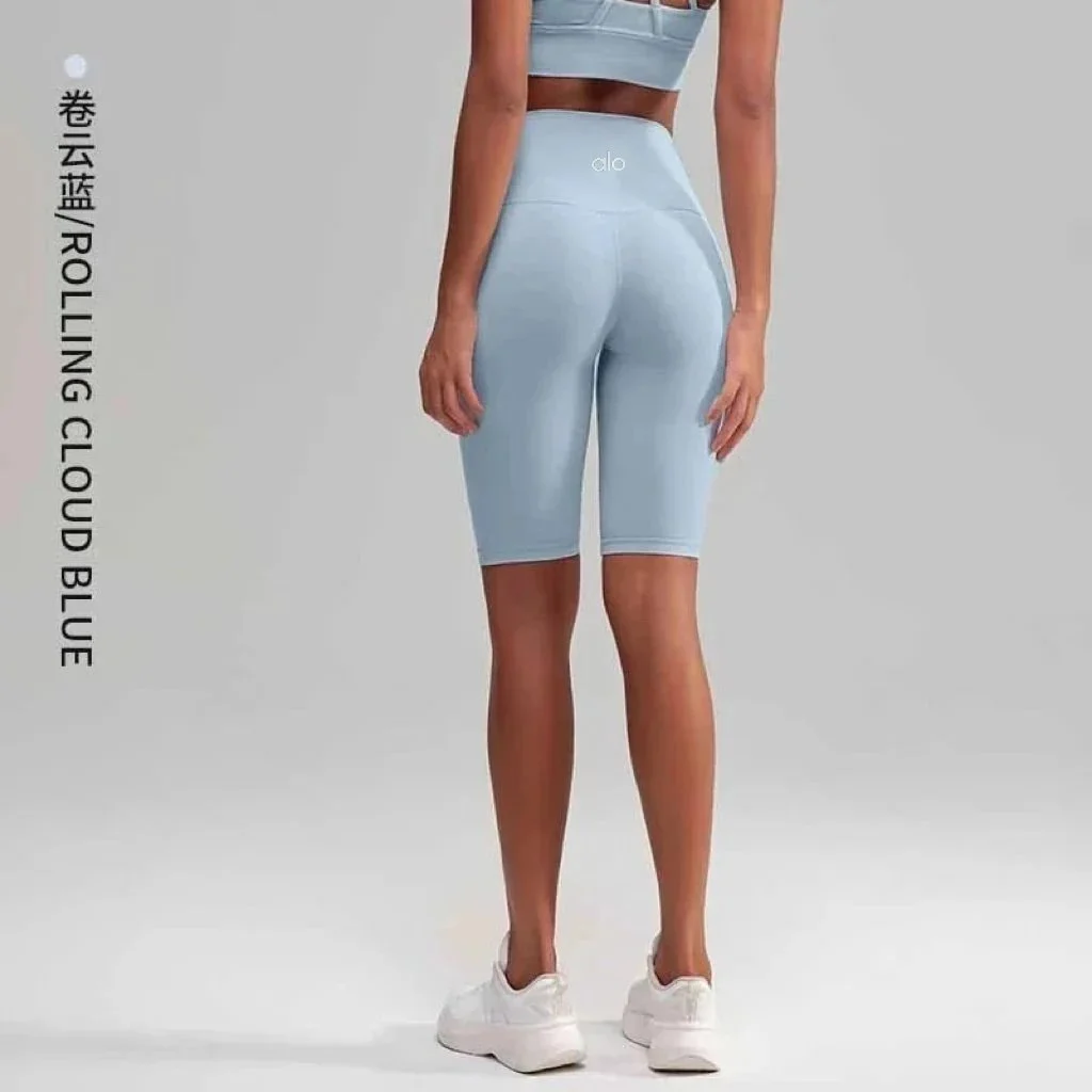 Other Rolling Cloud Blue Biker Shorts Blue - 1
