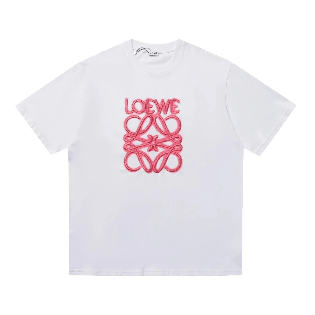 Loewe Loewe Anagram T-Shirt White/Pink White - 1