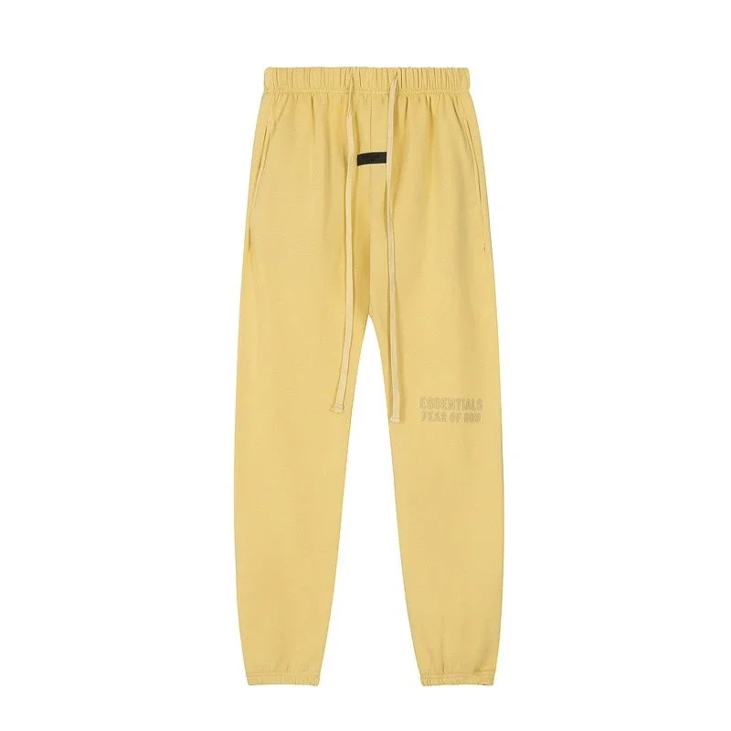 Fear of God Fear of God Essentials Yellow Drawstring Sweatpants Yellow - 1