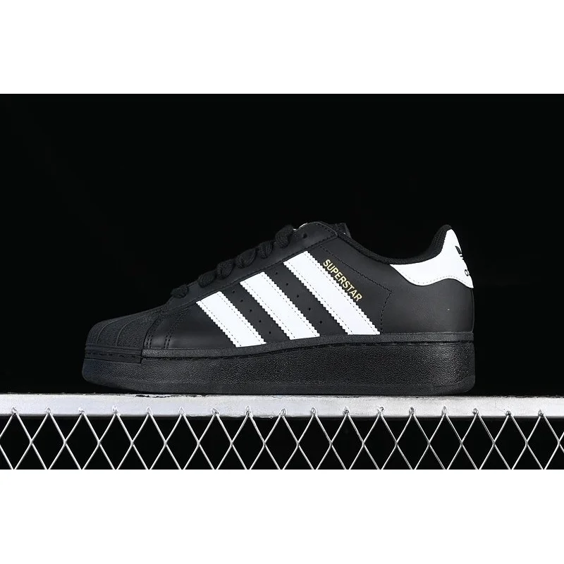 Adidas Adidas Superstar Black/White Sneakers Black - 1
