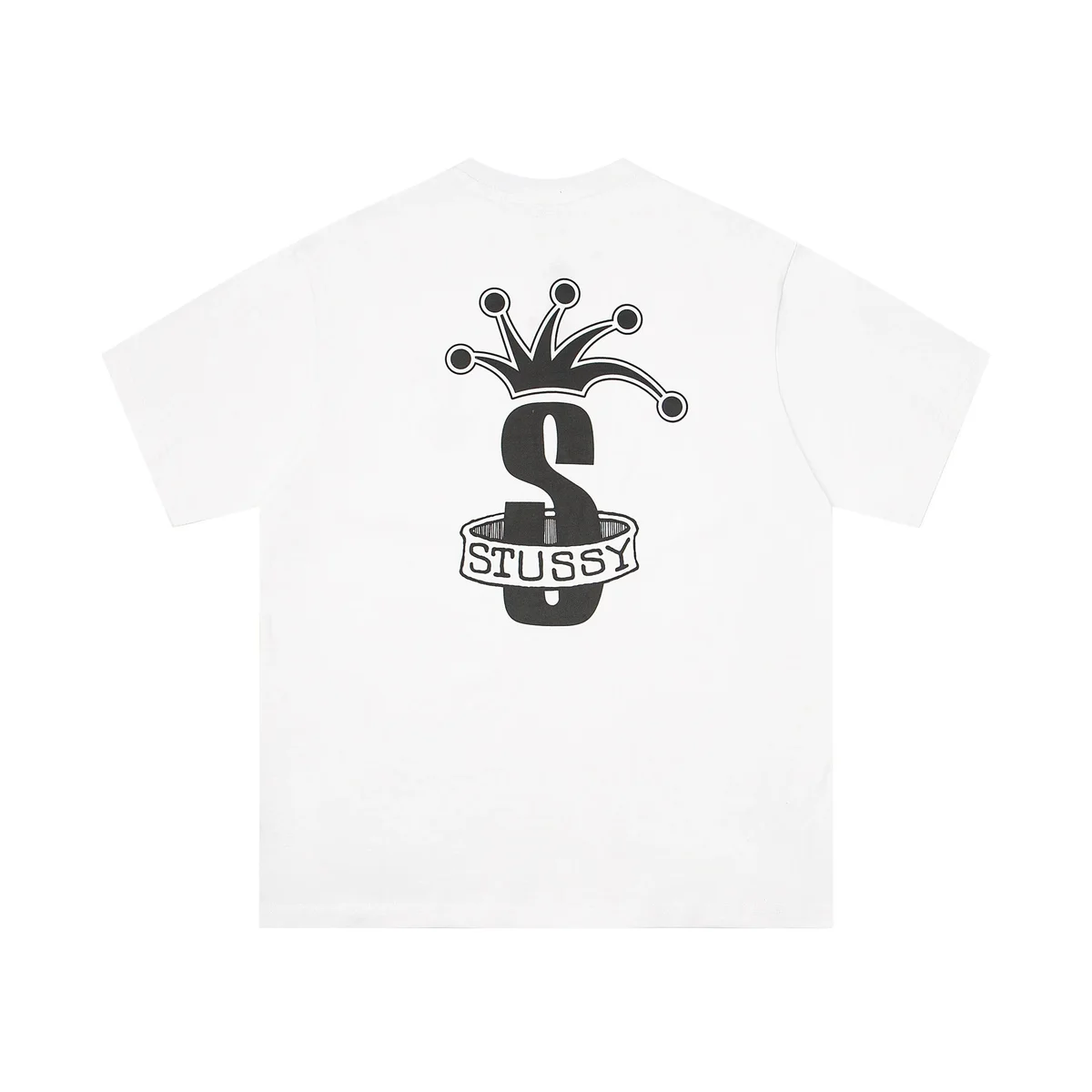 Stussy Stussy Crown S White T-Shirt White - 1