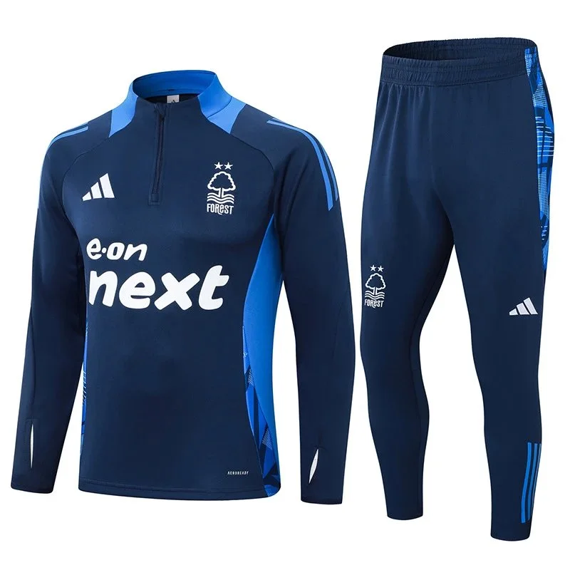 Adidas Adidas Nottingham Forest 2425 Navy Blue Tracksuit Navy - 1