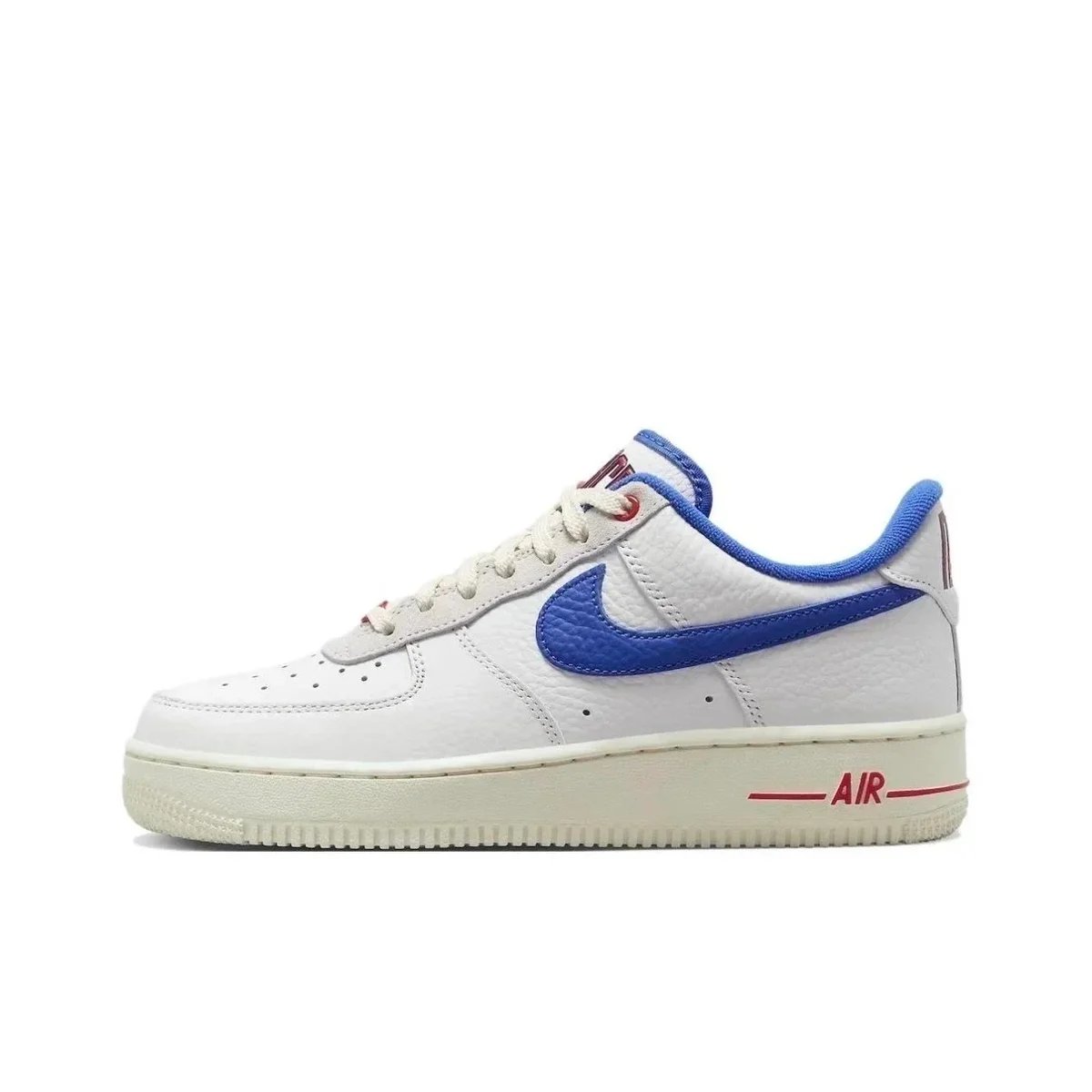 Nike Nike Air Force 1 Grey White Blue Leather Sneaker White