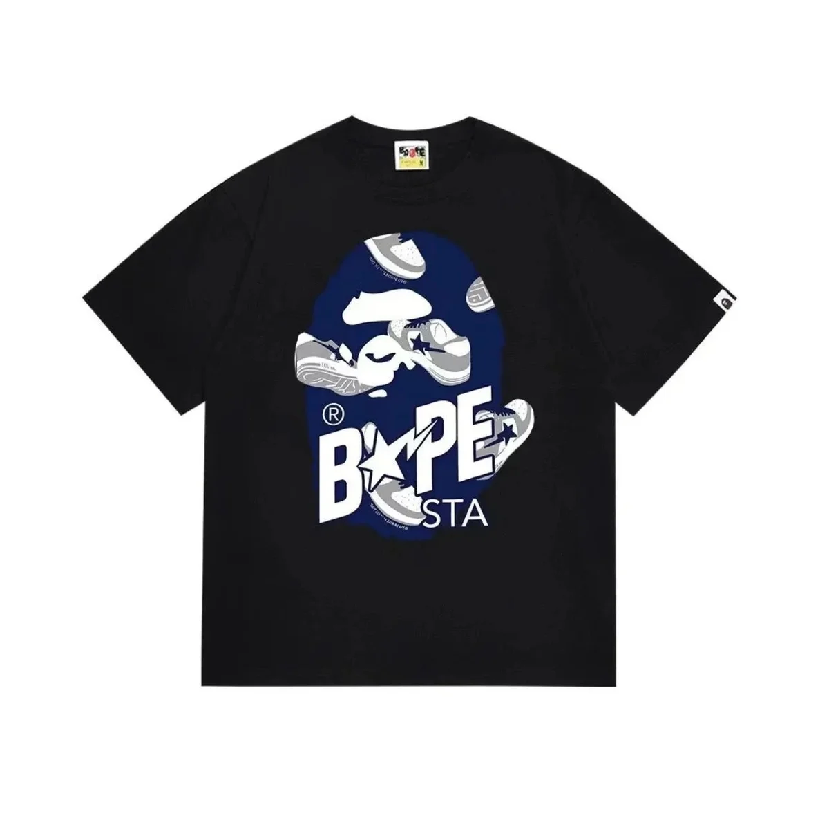 A Bathing Ape BAPE BAPE STA Black T-Shirt Black - 1