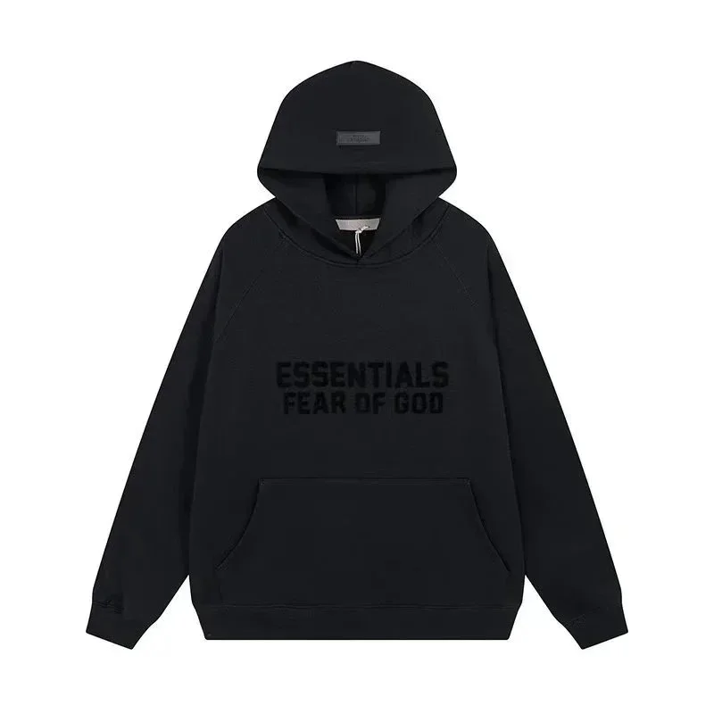 Fear of God Fear of God Essentials Black Hoodie Black - 1