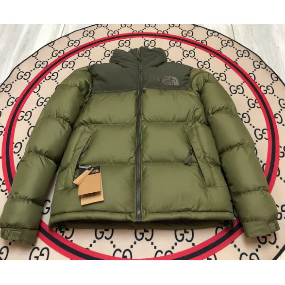 The North Face The North Face Nuptse Olive Green Parka Green - 1