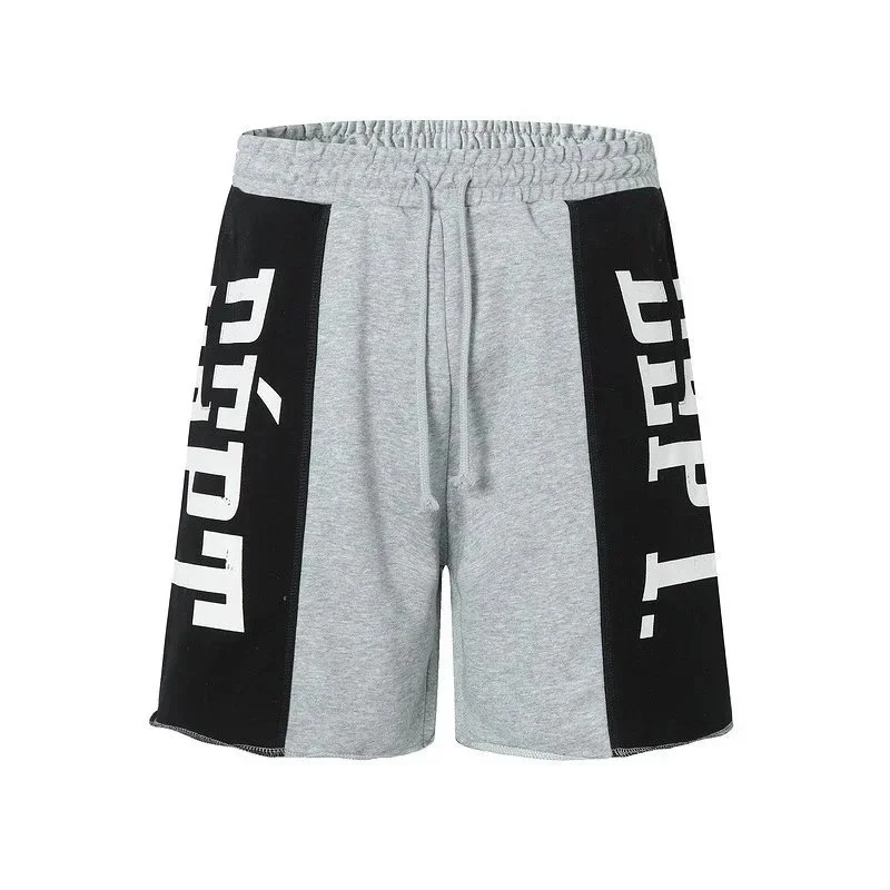 Gallery Dept. Gallery Dept. Grey/Black Graphic Sweat Shorts Grey - 1