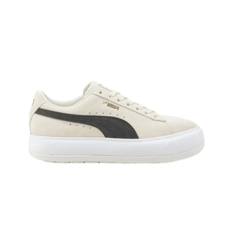 Puma Puma Suede Beige/Black Platform Sneaker Beige
